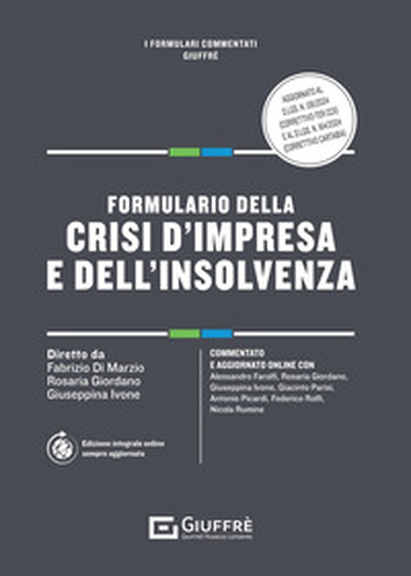 Formulario della crisi d'impresa e dell'insolvenza - Librerie.coop Formulario della crisi d'impresa e dell'insolvenza - Librerie.coop