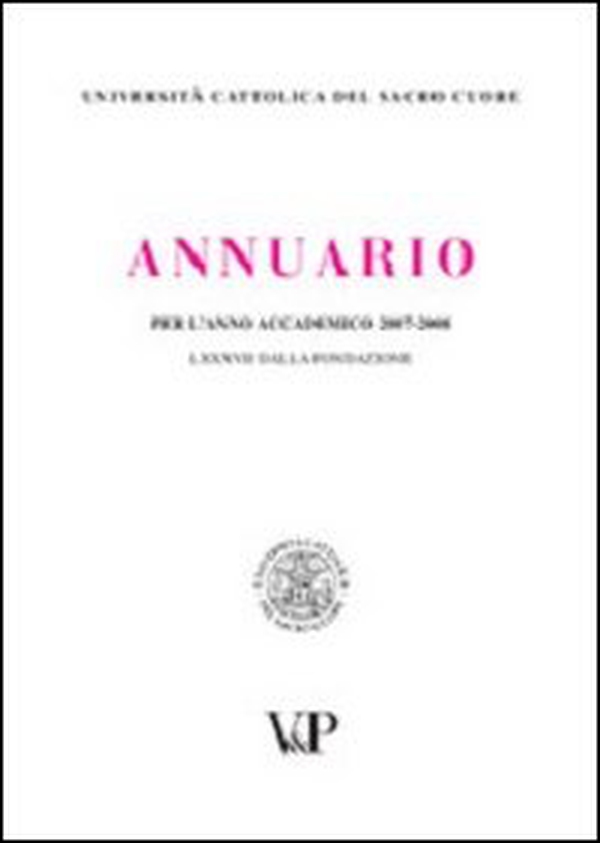 Annuario per l'anno accademico 2007-2008. 87° dalla fondazione - Librerie.coop Annuario per l'anno accademico 2007-2008. 87° dalla fondazione - Librerie.coop