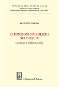 Le funzioni simboliche del diritto - Librerie.coop