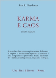 Karma e caos. Perché meditare - Librerie.coop