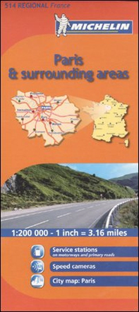 Paris et surrounding areas 1:200.000 - Librerie.coop