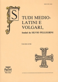 Studi mediolatini e volgari - Vol. 68 - Librerie.coop Studi mediolatini e volgari - Vol. 68 - Librerie.coop