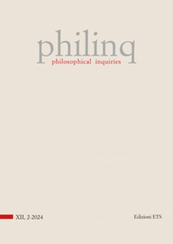 Philinq. Philosophical inquiries - Vol. 2 - Librerie.coop Philinq. Philosophical inquiries - Vol. 2 - Librerie.coop