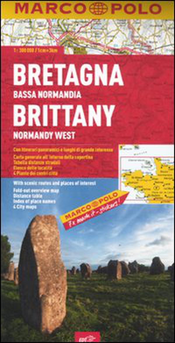 Bretagna, Bassa Normandia. 1:300.000 - Librerie.coop Bretagna, Bassa Normandia. 1:300.000 - Librerie.coop