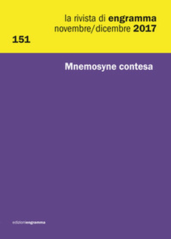 La rivista di Engramma - Librerie.coop La rivista di Engramma - Librerie.coop