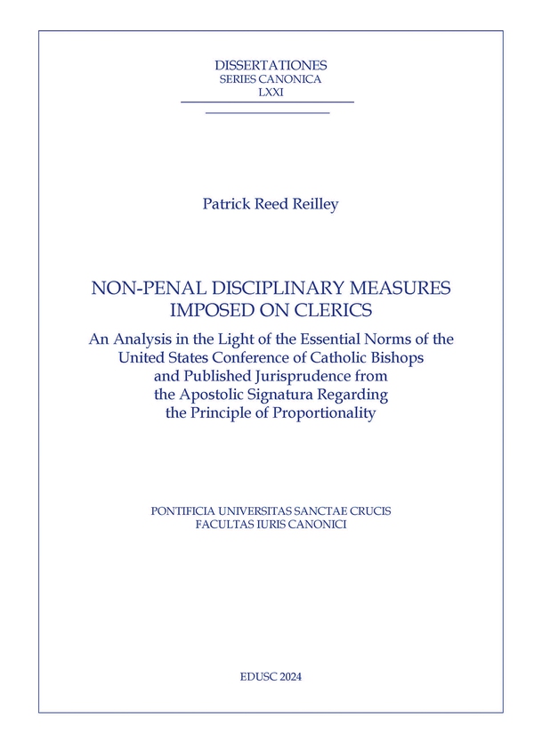 Non-Penal Disciplinary Measures Imposed on Clerics - Librerie.coop Non-Penal Disciplinary Measures Imposed on Clerics - Librerie.coop