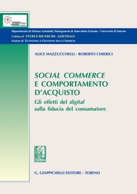 Social commerce e comportamento d'acquisto - Librerie.coop Social commerce e comportamento d'acquisto - Librerie.coop