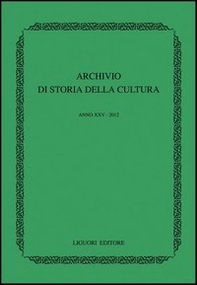 Archivio di storia della cultura (2012) - Librerie.coop Archivio di storia della cultura (2012) - Librerie.coop
