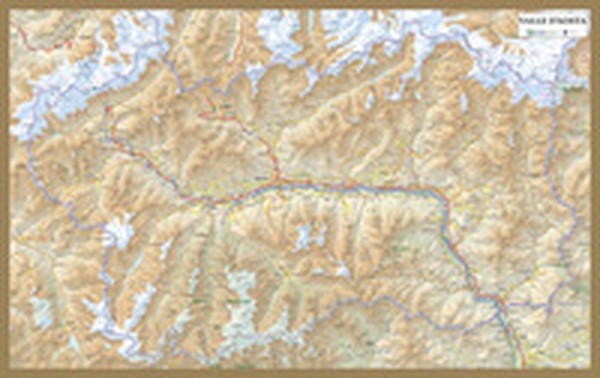 Valle d'Aosta. Carta stradale della regione (carta plastificata 60x40) - Librerie.coop Valle d'Aosta. Carta stradale della regione (carta plastificata 60x40) - Librerie.coop