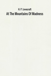 At the mountains of madness - Librerie.coop