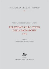 Relazione sullo stato della monarchia (1784) - Librerie.coop