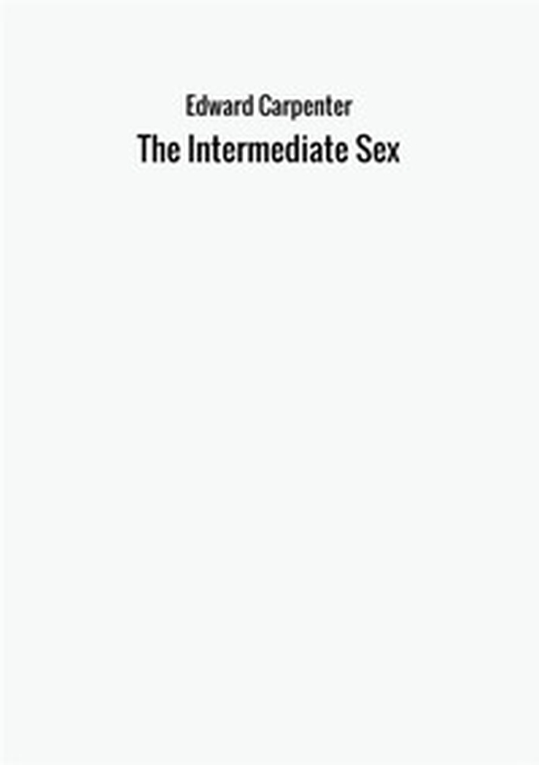 The intermediate sex - Librerie.coop The intermediate sex - Librerie.coop