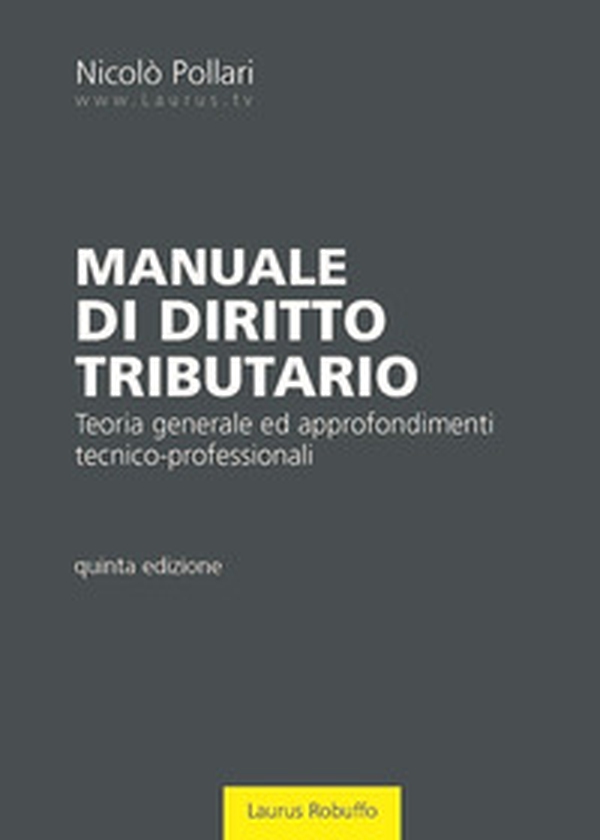 Manuale di diritto tributario - Librerie.coop Manuale di diritto tributario - Librerie.coop