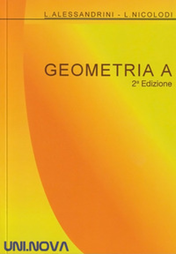 Geometria A - Librerie.coop Geometria A - Librerie.coop