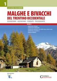 Malghe e bivacchi del Trentino occidentale. Escursioni, alpinismo, ferrate, passeggiate - Vol. 1 - Librerie.coop