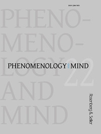 Phenomenology and mind - Vol. 22 - Librerie.coop Phenomenology and mind - Vol. 22 - Librerie.coop