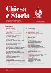 Chiesa e storia. Rivista dell'Associazione Italiana dei Professori di Storia della Chiesa - Vol. 14 - Librerie.coop
