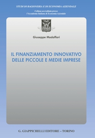Il finanziamento innovativo delle piccole e medie imprese - e-Book - Librerie.coop Il finanziamento innovativo delle piccole e medie imprese - e-Book - Librerie.coop