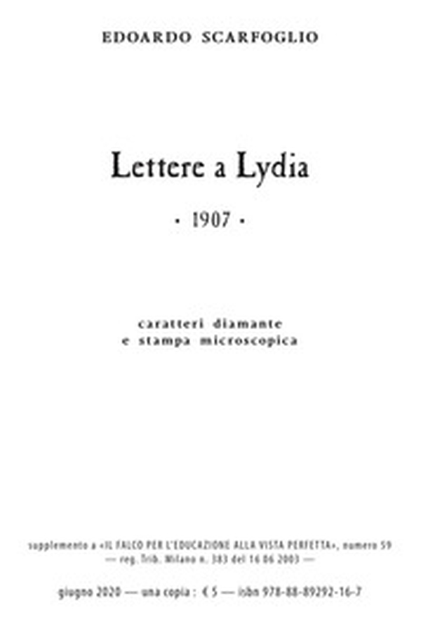 Lettere a Lydia - Librerie.coop Lettere a Lydia - Librerie.coop