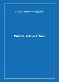 Poesie senza titolo - Librerie.coop