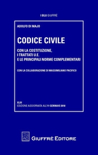 Codice civile. Con la Costituzione, i trattati U.E. e le principali norme complementari - Librerie.coop