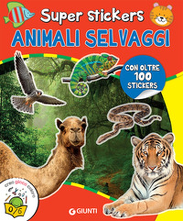 Animali selvaggi. Super stickers - Librerie.coop Animali selvaggi. Super stickers - Librerie.coop