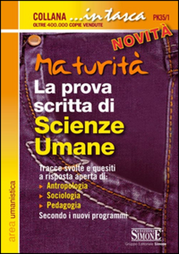 Maturità. La prova scritta di scienze umane - Librerie.coop Maturità. La prova scritta di scienze umane - Librerie.coop