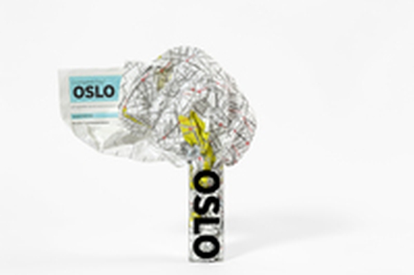 Crumpled city map. Oslo - Librerie.coop Crumpled city map. Oslo - Librerie.coop