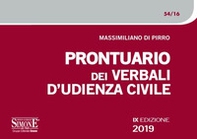 Prontuario dei verbali d'udienza civile - Librerie.coop