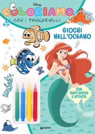 Giochi nell'oceano. Coloriamo con i pennarelli. Super album - Librerie.coop