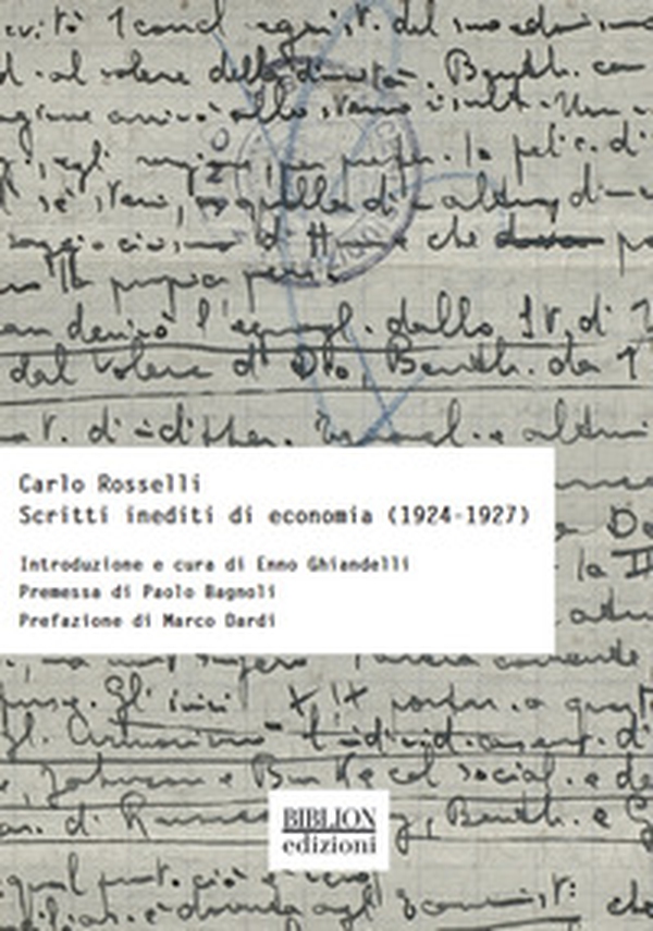 Scritti inediti di economia (1924-1927) - Librerie.coop Scritti inediti di economia (1924-1927) - Librerie.coop