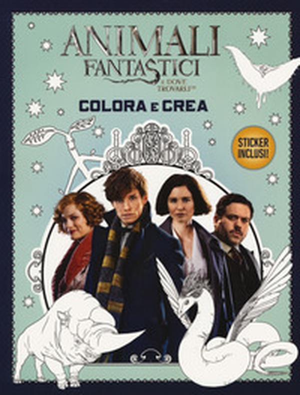 Animali fantastici e dove trovarli. Colora e crea. Con adesivi - Librerie.coop Animali fantastici e dove trovarli. Colora e crea. Con adesivi - Librerie.coop