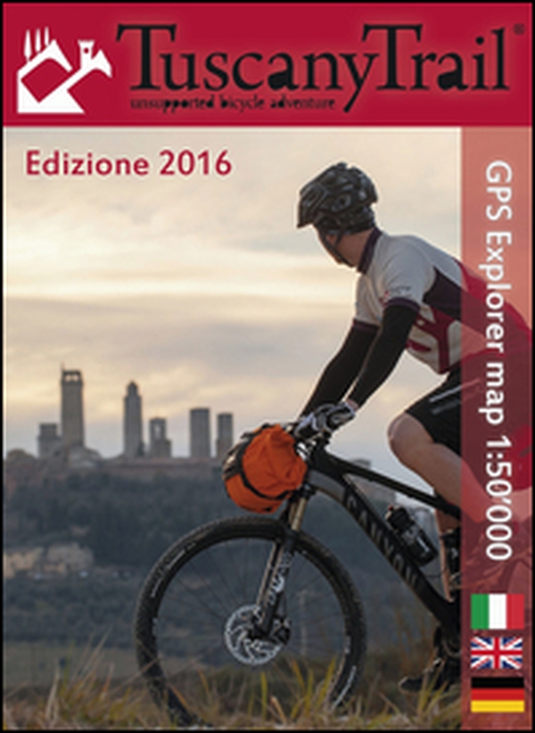 Tuscany trail. Mappa del percorso bikepacking. Trail map - Librerie.coop Tuscany trail. Mappa del percorso bikepacking. Trail map - Librerie.coop