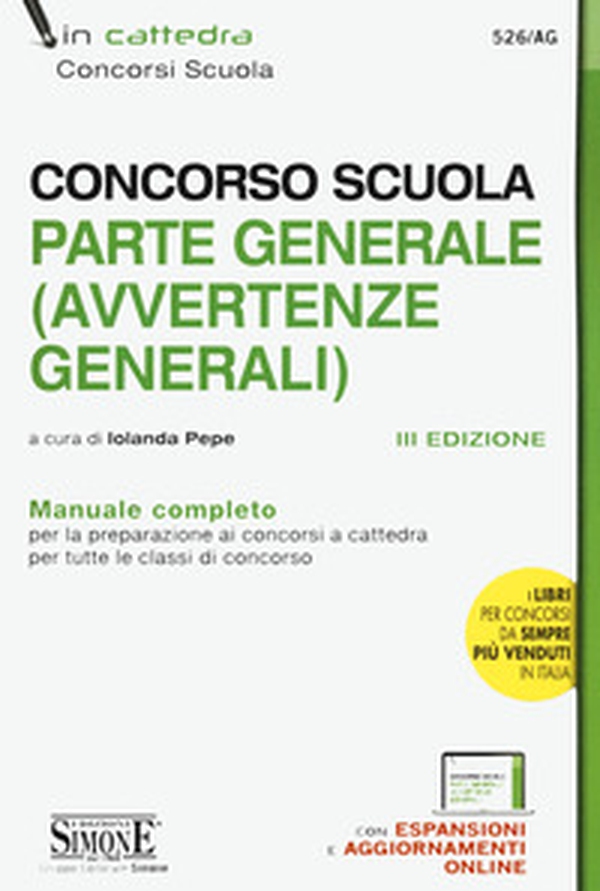 Concorso scuola. Parte generale (avvertenze generali). Manuale completo - Librerie.coop Concorso scuola. Parte generale (avvertenze generali). Manuale completo - Librerie.coop