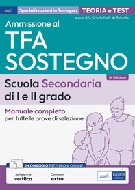 Manuale Concorso TFA Sostegno Didattico nella scuola secondaria di I e II grado - Librerie.coop