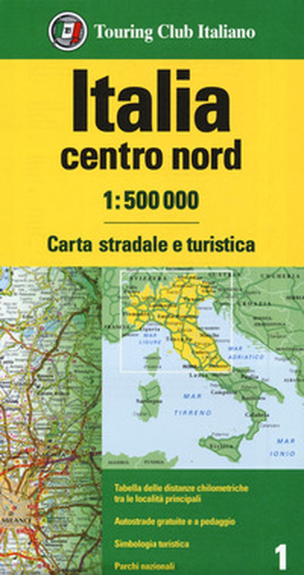 Italia centro nord 1:500.000 - Librerie.coop Italia centro nord 1:500.000 - Librerie.coop