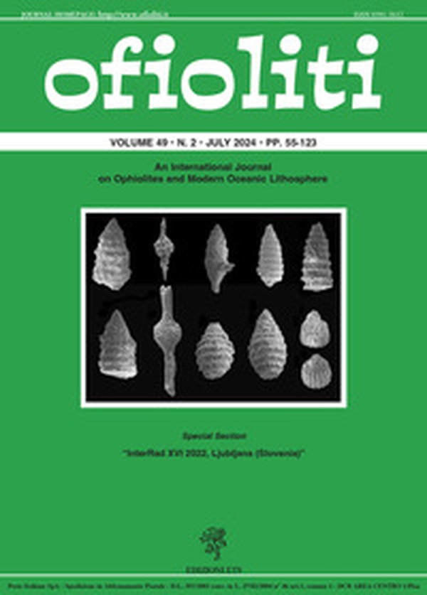 Ofioliti. An international journal on ophiolites and modern oceanic lithosphere - Vol. 49\2 - Librerie.coop Ofioliti. An international journal on ophiolites and modern oceanic lithosphere - Vol. 49\2 - Librerie.coop