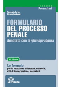 Formulario del processo penale. Annotato con la giurisprudenza - Librerie.coop