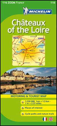 Châteaux of the Loire 1:150.000 - Librerie.coop