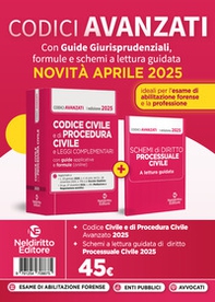 Codice civile e di procedura civile avanzato, con guide applicative, formule e schemi a lettura guidata 2025 per l'esame di avvocato e per la professione - Librerie.coop Codice civile e di procedura civile avanzato, con guide applicative, formule e schemi a lettura guidata 2025 per l'esame di avvocato e per la professione - Librerie.coop