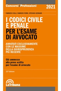 I codici civile e penale. Per l'esame di avvocato - Librerie.coop
