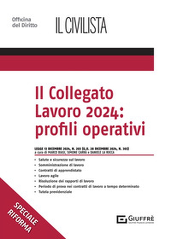 Il collegato lavoro 2024: profili operativi - Librerie.coop Il collegato lavoro 2024: profili operativi - Librerie.coop