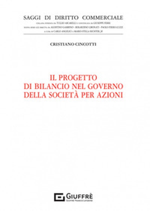 Il progetto di bilancio nel governo della società per azioni - Librerie.coop Il progetto di bilancio nel governo della società per azioni - Librerie.coop