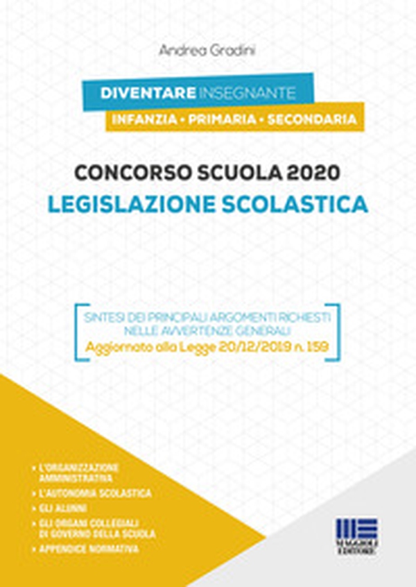 Concorso scuola 2020. Legislazione scolastica - Librerie.coop Concorso scuola 2020. Legislazione scolastica - Librerie.coop