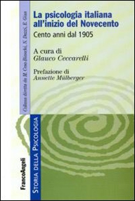 La psicologia italiana all'inizio del Novecento. Cento anni dal 1905 - Librerie.coop