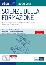 EBOOK- Editest 3000 quiz  Scienze della formazione - Librerie.coop