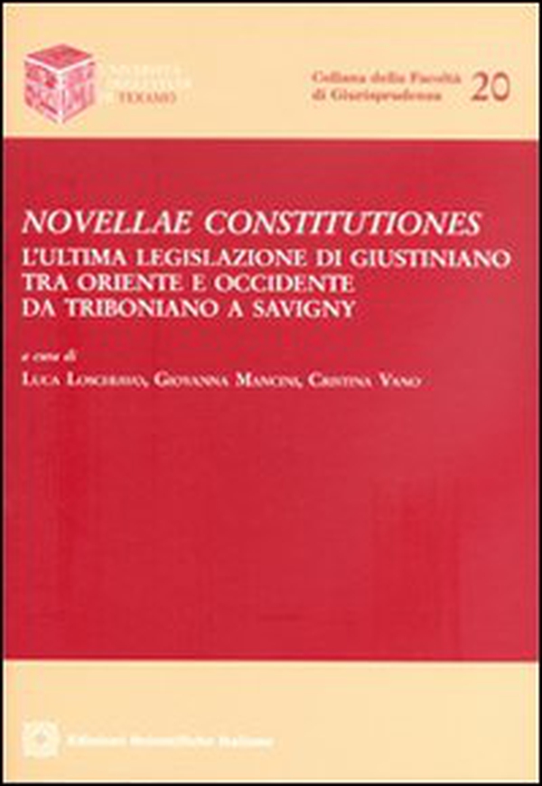 Novellae constitutiones - Librerie.coop Novellae constitutiones - Librerie.coop
