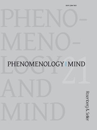 Phenomenology and mind - Vol. 21 - Librerie.coop Phenomenology and mind - Vol. 21 - Librerie.coop