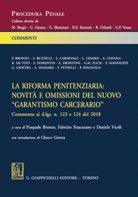 La riforma penitenziaria: novità e omissioni del nuovo "garantismo" carcerario - Librerie.coop La riforma penitenziaria: novità e omissioni del nuovo "garantismo" carcerario - Librerie.coop