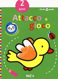 Piccolo panda. Attacco e gioco. 2 anni. Con adesivi (verde) - Librerie.coop